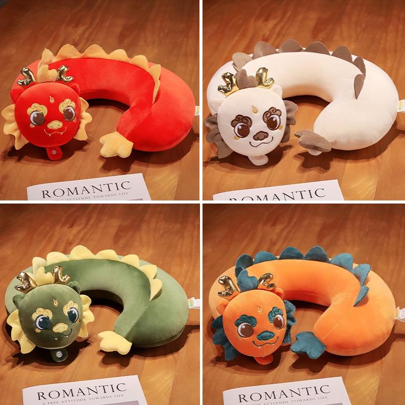 Wholesale Dragon Luck U-shaped Neck Pillow Ideal Gift For New Year And Festivals