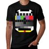 Tv Test Screen Tshirt Simple Casual Short Sleeve Cotton Tshirt