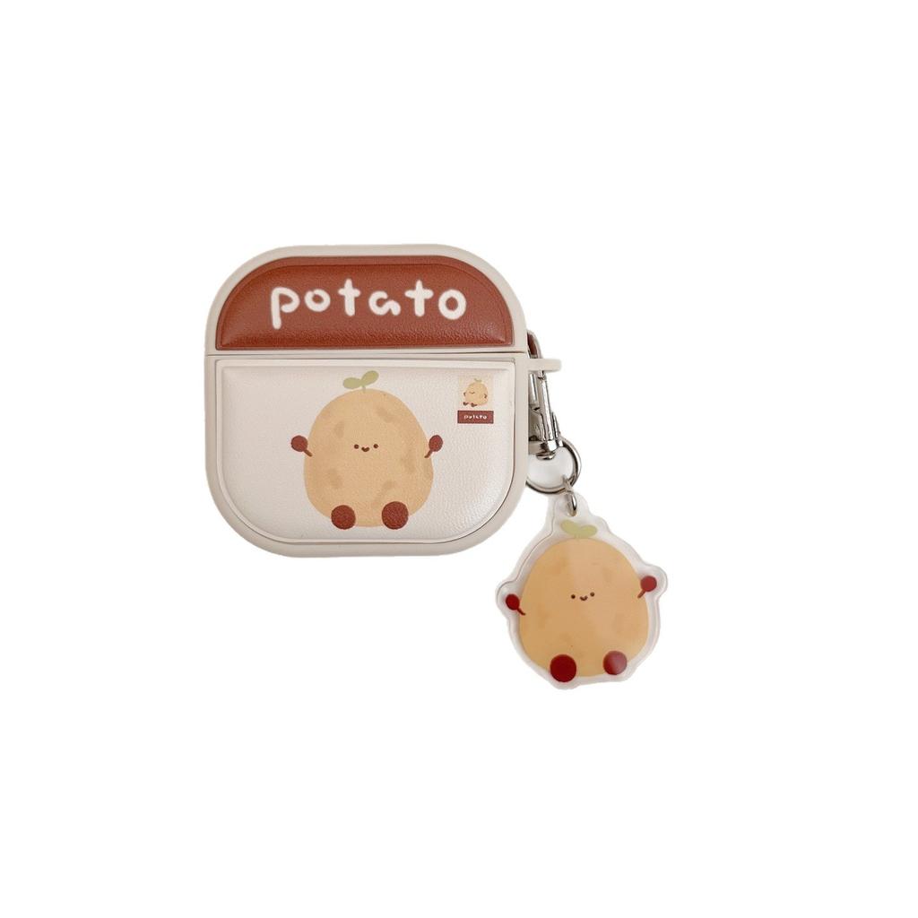 Potato Villain Applies To Airpods4 Apple Earphone Case Protective Cover 1/2/3 Generation AirPods Pro3 Magnetic Suction