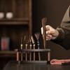 Solid Wood Tea Ceremony Six Gentlemen Set Kung Fu Tea Set Accessories Daquan Tea Table Tray Tea Making Tools Tea Scraping Set