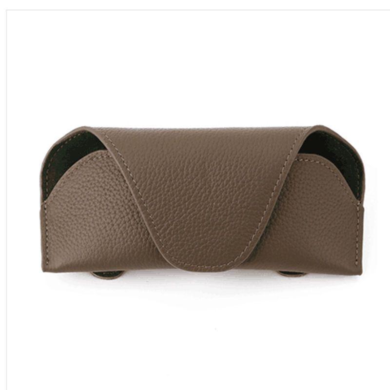 Universal Car Sunglasses Holder, Soft Leather Sun Visor Clip хаки