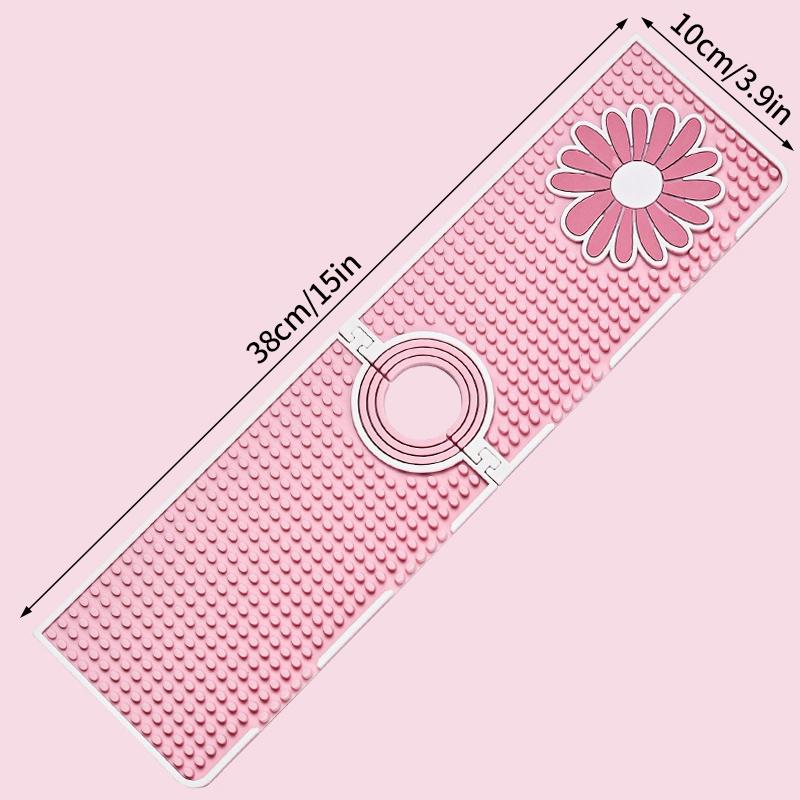 Kitchen Faucet Splash Pad Silicone Drain Pad Sink Washstand Placemat Dish Drying Mat Kitchen Gadgets Supplies Kitchen Home Decor