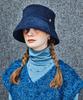 Elkebeullum Basic Corduroy Navy Bucket Hat