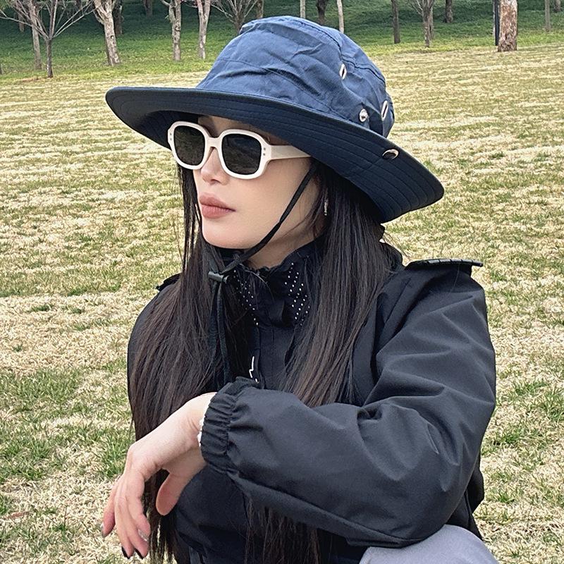Luochi UV Protection Quick-Dry Wide-Brim Bucket Hat for Women and Men