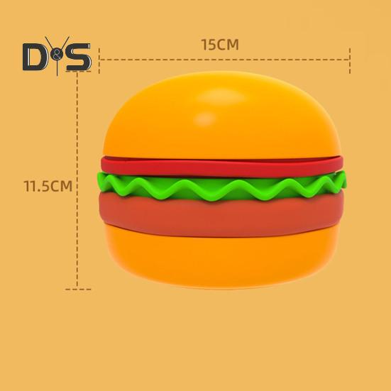 Tazón para Mascotas con Forma de Hamburguesa Juego de 5 Piezas de Tazones para Alimentar Mascotas Combinación de Vajilla Hecha a Mano para Gatos y Perros