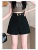 Women's High-Waisted A-Line Wide-Leg Shorts - Summer 2025 Casual and Versatile Slimming Fit
