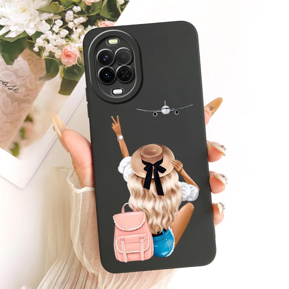 For Huawei Nova 15 Casing Silicone Luxury Fashion Kawaii Cute Painted Shockproof Funda For Huawei Nova15 PSN-AL00 Phone Case