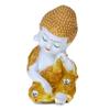 Polyresin Buddha Idol Decorative Showpiece Little Baby Monk Buddha, Showpiece for Home Decor Car Dashboard