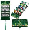 New Christmas Santa Claus Money Card Envelope Merry Christmas Decorations For Home 2025 Folding Banknote Card Navidad Noel Natal