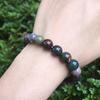 8mm Natural Amazonite Raw Stone Women's Energy Charm Bracelet