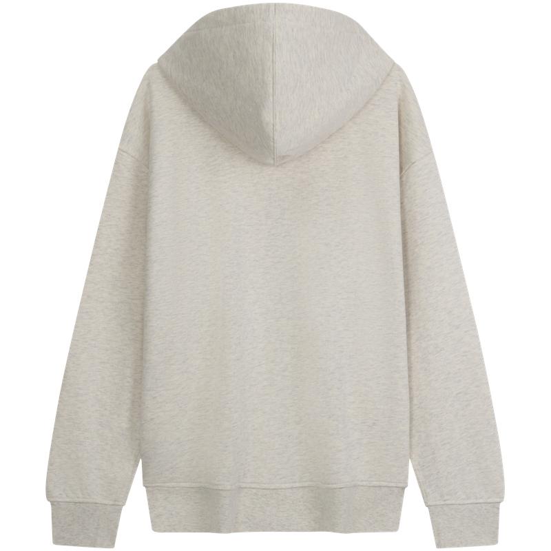 Calvin Klein Casual Sports Style Embroidered Zipper Hoodie Cardigan Knit Sweatshirt Women outerwear 47F205G