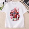 Funny Erling Haaland T-shirt Norway Majin Buu Graphic T Shirts Cartoon Printed Cotton Short Sleeve Tshirt Casual Round Neck Tees