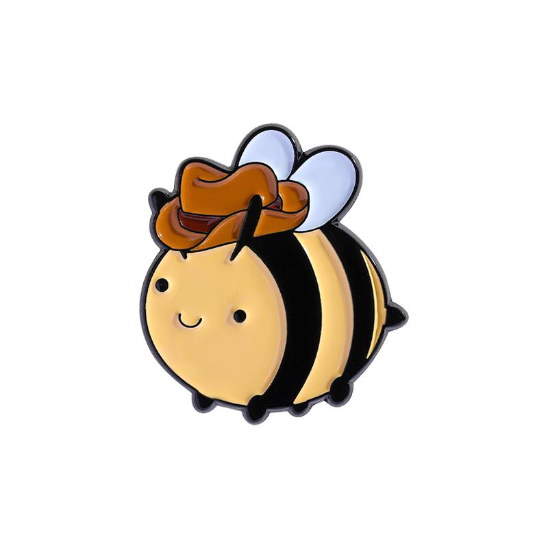 Cool Cowboy Hat Duck Capybara Frog Cat Enamel Pins Cartoon Animal Brooches Lapel Backpack Badge Funny Jewelry Gifts For Friends
