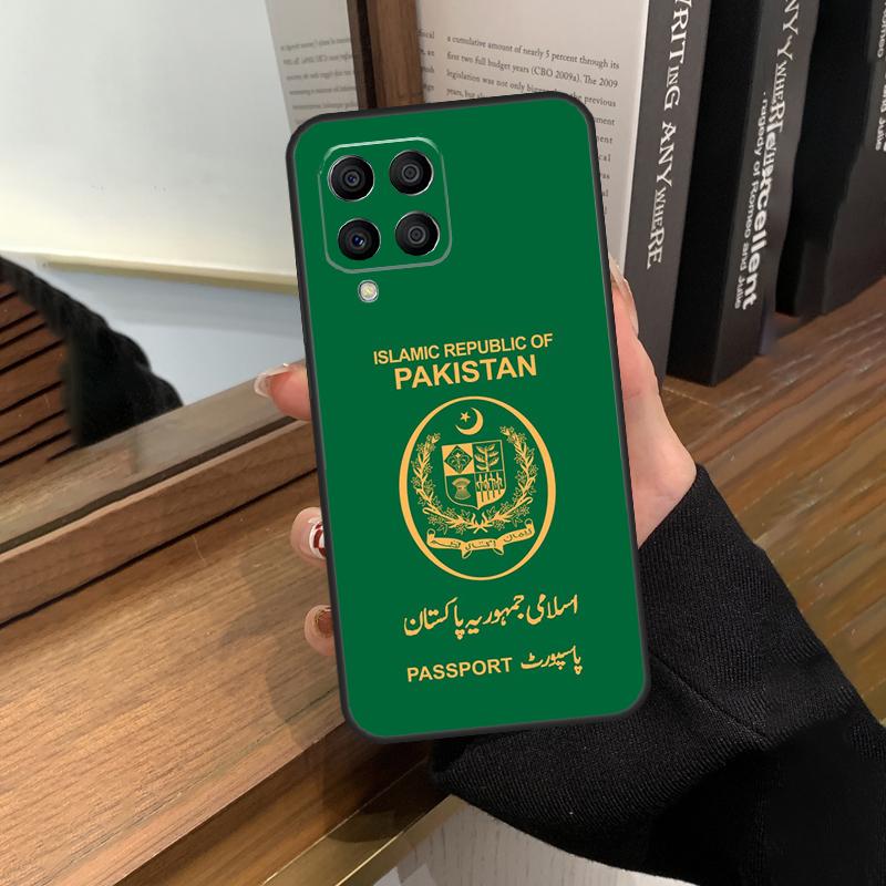 Pakistan Passport Flag Case For Samsung Galaxy M56 M16 M36 M33 M53 M13 M12 M32 M52 M20 M15 M55 M31 M14 M35 M34 M54