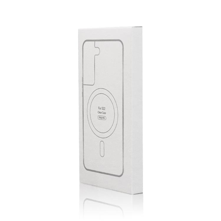 מגנטי יוקרתי שקוף קשיח למארז Magsafe עבור Samsung Galaxy S23 S22 Plus Ultra כיסוי עמיד בפני זעזועים לטעינה אלחוטית