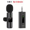 New Wireless Lavalier Microphone Portable Audio Video Recording Mini Mic for iPhone Android Live Broadcast Gaming Phone Mic