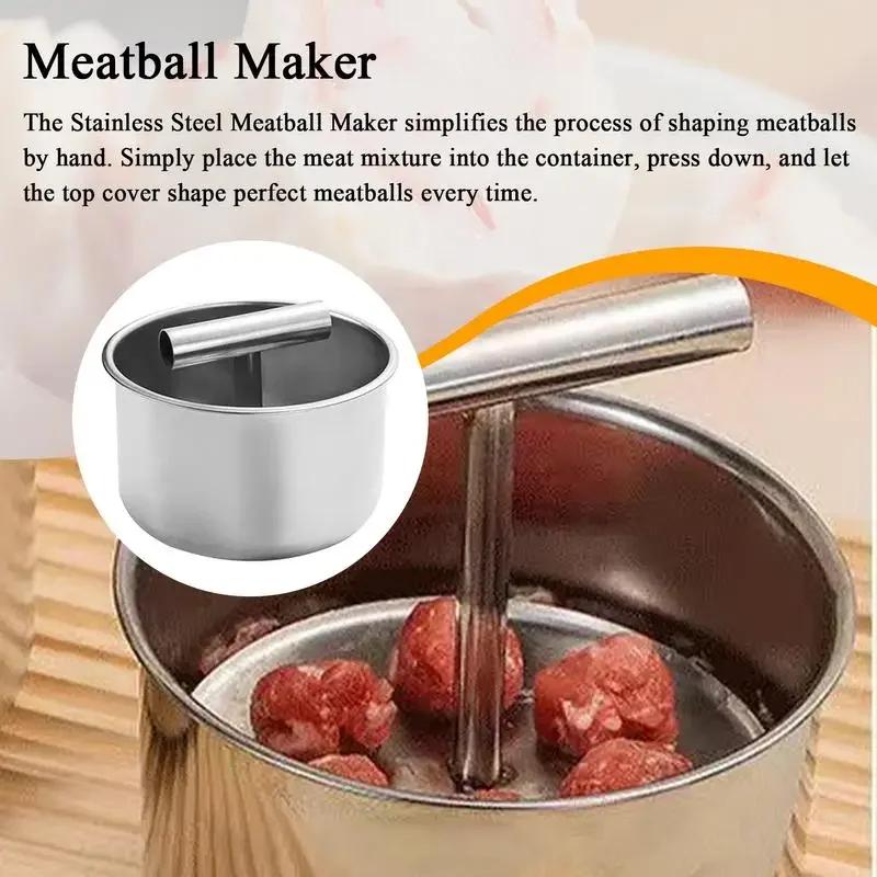 meatball maker Stainless Steel meat empanizer Multi-functional Press Kitchen utensil Manual Household Kitchen Manual Mold