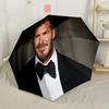 Bold Fashion Statement Portable Automatic Umbrella Retractable Design with 8-Rib Durability Foldable Design for Women/Men Stylish Accessory