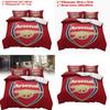 Arsenal Football Club Soccer Print Duvet Cover Set With Polyester Material For Sports Fans Bedroom Decor