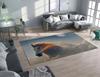 Two Fighting Horses Area Rug, Brown And Black Wild Horse Print Floor Mat for Living Room Bedroom Home Art Decor