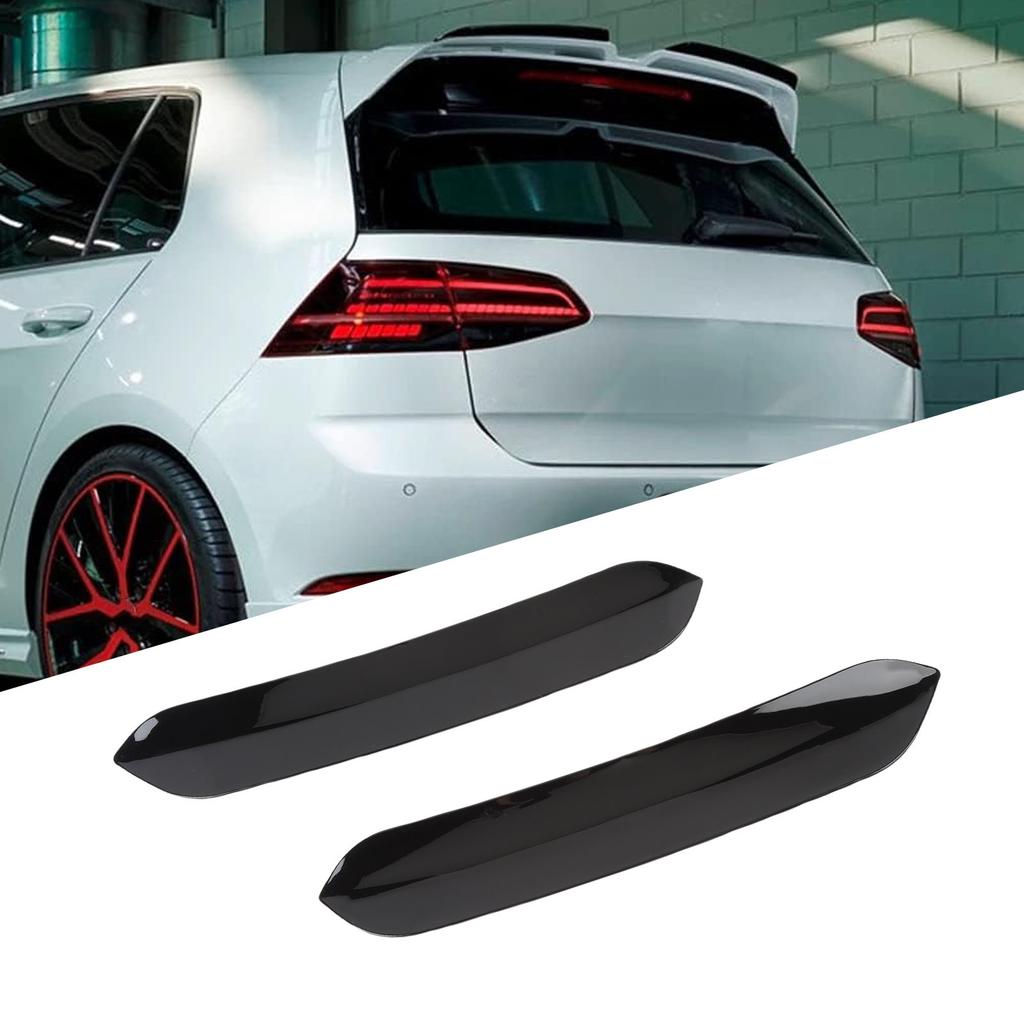 1 Pair Rear Roof Spoiler Weather Proof Tail Top Window Spoiler Wing Lip Replacement For VII MK7 7.5 R GTD 2012-2020