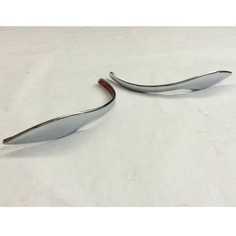 Car ABS Chrome Chrome Back Rear View Eyebrow Side Mirror Strip Cover Sticker Trim Frame For Honda Fit Jazz 2014 2015 2016 2017