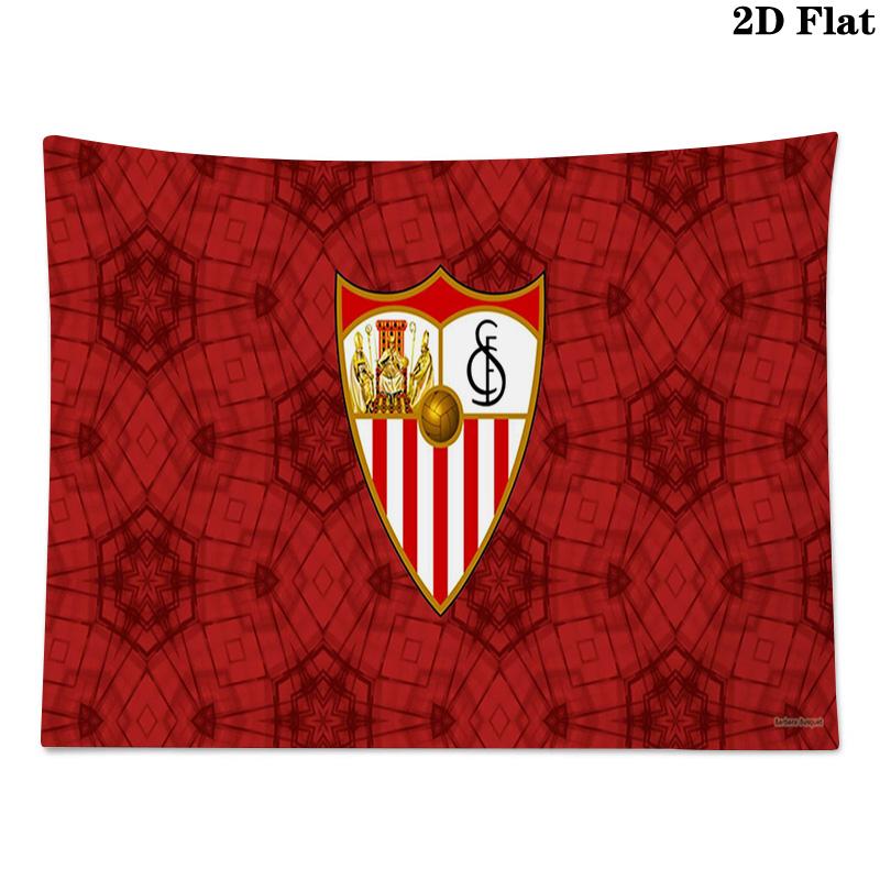 Sevilla FC Wall Tapestry Aesthetic Wall Hanging Printed Fabric Blanket Decorative Tapestries for Bedroom Living Room Home Decor