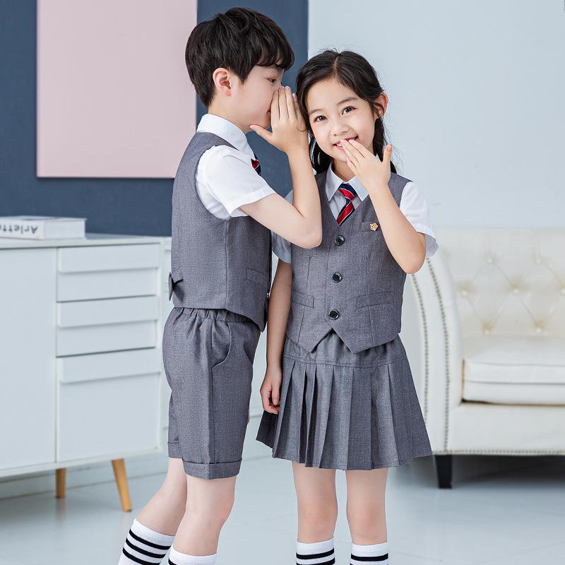 2023 Sommer Kinder Schuluniform Set: Kindergarten- & Grundschulweste für Jungen und Mädchen