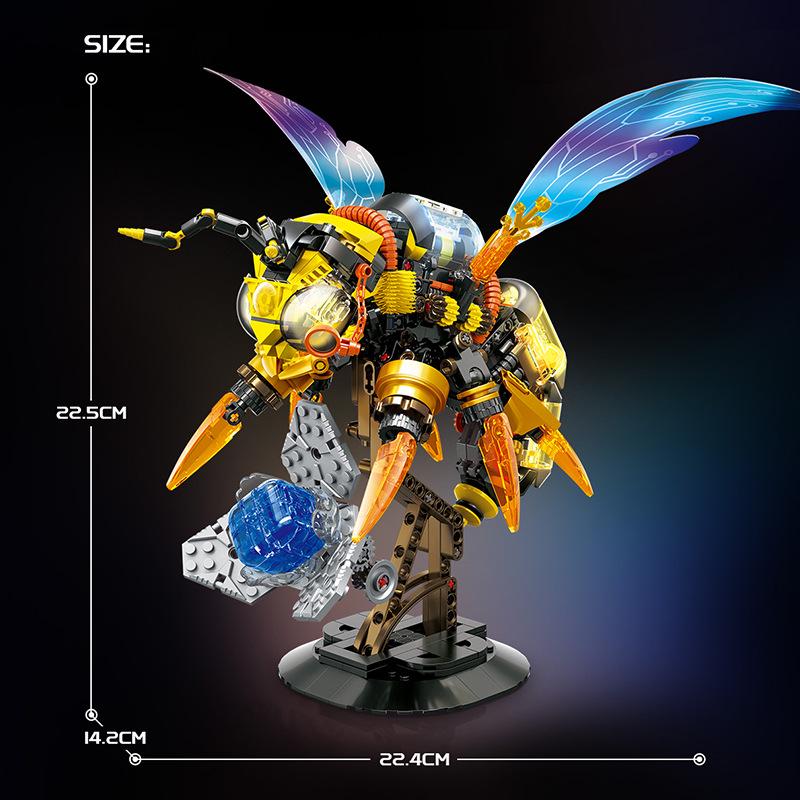 

Senbao Luminous Mechanical Jellyfish & Octopus Building Blocks Toy Model