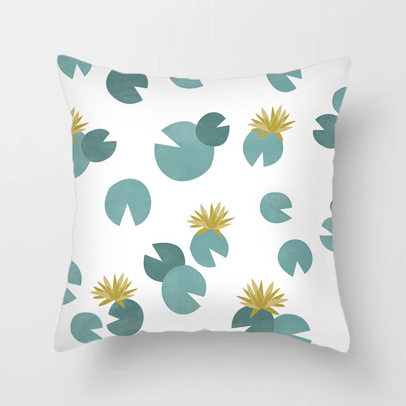 45x45cm minimalistischer Cartoon-Tierdruck Muster Kissenbezug für Zuhause Wohnzimmer Sofa Schlafzimmer Dekoration Kissenbezug