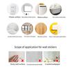 Quick Transformation Home Ornaments Halloween Wall Stickers, Cute Ghost And Pumpkin Print Decals, Peel Stick Seasonal Art Removable PVC DIY