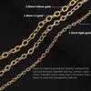 Fashion 14k Gold Fill Patterned Chain Jewellery Necklace Permanent Chains