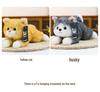 Adorable Calico Cat & Dog Plush Toy - Lying Pillow for Kids' Room Decor