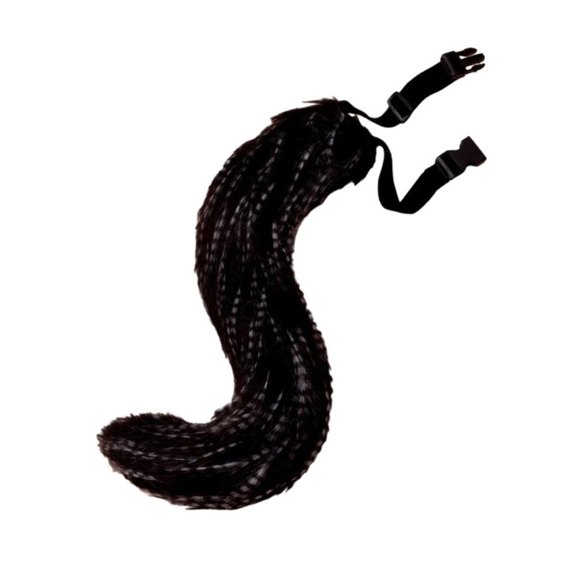 Realistic Faux Foxes Tail Charm Comfortable Faux Foxes Tail Ornament for Adding Styles to Any Ensembles