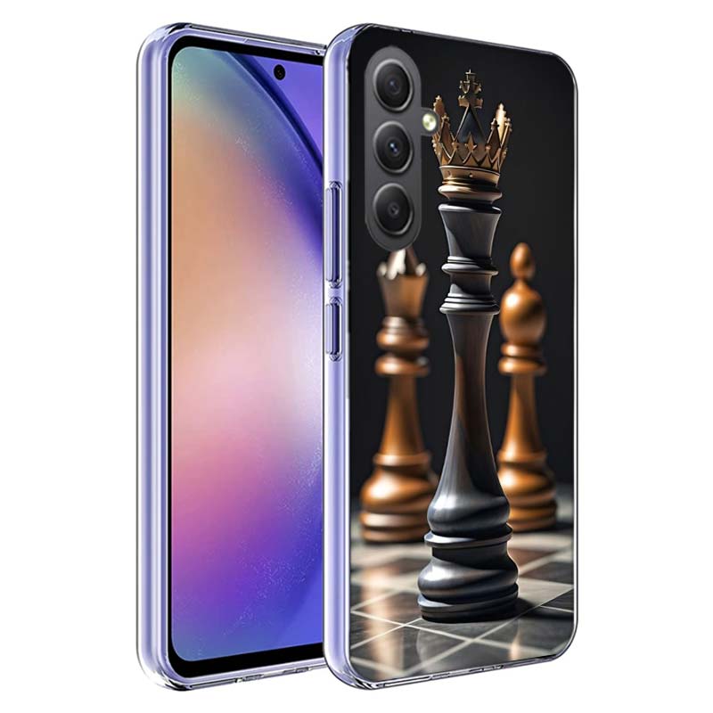 Competitive Chess Game Phone Case for Samsung A17 A37 A57 A07 A16 A26 A36 A56 A06 A02S A12 A22 A32 A52S A04S A14 A24 A34 A54 A03