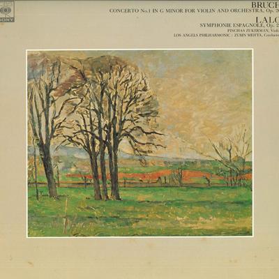 LP Record PINCHAS ZUKERMAN, ZUBIN MEHTA, LOS  - Bruch: Violin Concerto No. 1 / Lalo FCCA542 CBS SONY 1978 Japan Classical Used
