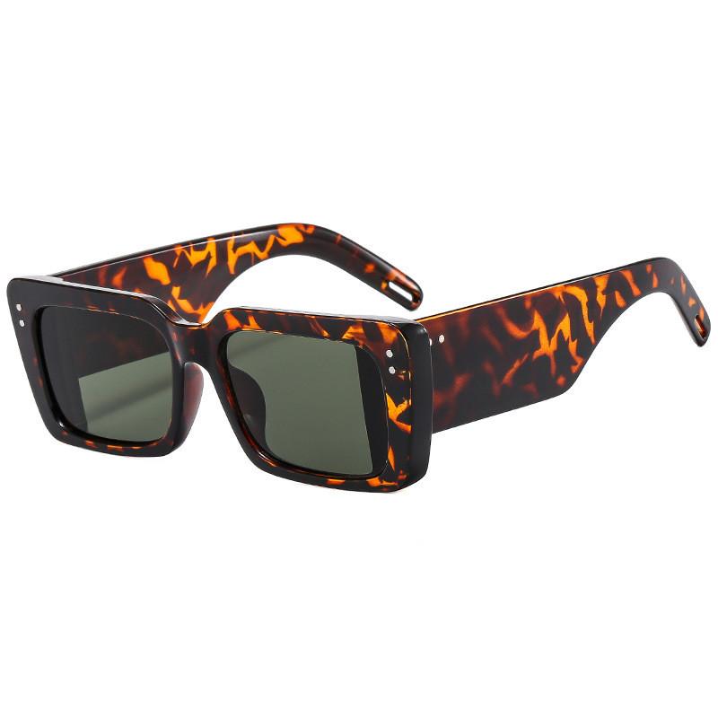 Hip Hop Square Frame Sunglasses For Men Women Uv400 Polarized Outdoor Fashion Accessory