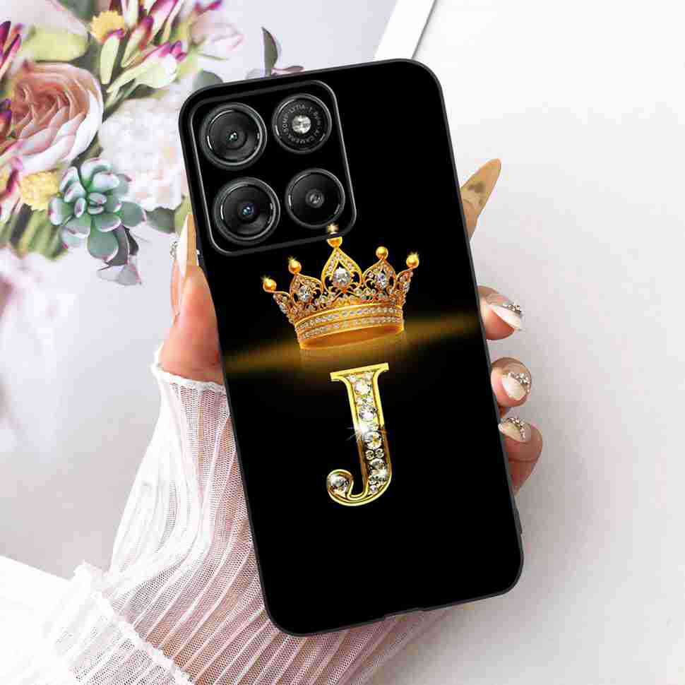 For Motorola Moto G67 Power Case Couple 26 Letters Cover Soft Silicone Phone Cases For Moto G 67 G67 Power Bumper
