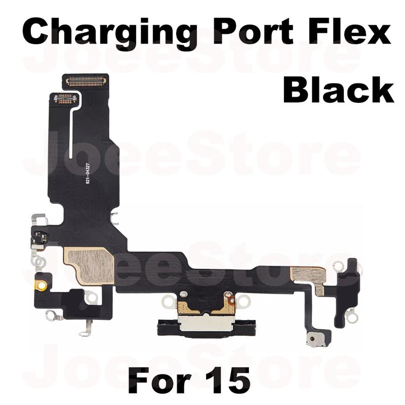 Charging Port Flex Cable for iPhone 15 16 Pro Max Plus 15Pro 16ProMax USB Charger Dock Connector With Microphone Ribbon Repair