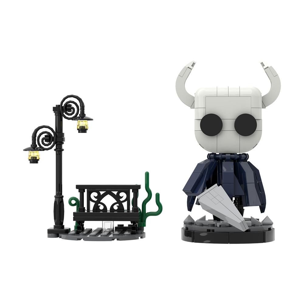 Gobricks MOC Kit di Blocchi da Costruzione Hollow Knight Scena Lampione Blocchi Svuotati Personaggio Azione Fantasma Giocattoli Regalo