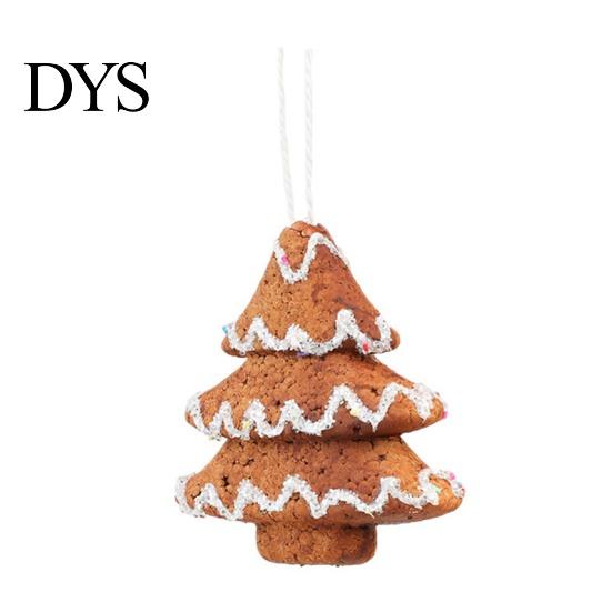 Environmentally Friendly Christmas Decor Ornaments 3D Foam Gingerbread/Star/Candy Cane Decoration Multi-size Sticky Powder Hanging for Xmas