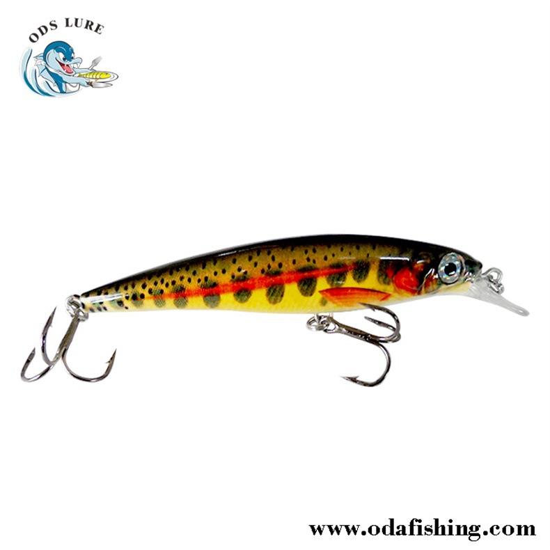 70Mm Abs Plastic Simulated Fishing Bait For Bionic Freshwater Sea Fishing Bait, Black Fish Luya Bait Mino Perch