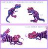 3D Printed Dinosaur Skeleton Figure Articulated Movable Fidget Toy Miniature Desktop Decoration Craft Model Gift For Kids