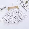 Nuova gonna corta plissettata estiva per bambine, gonna in chiffon floreale per bambini