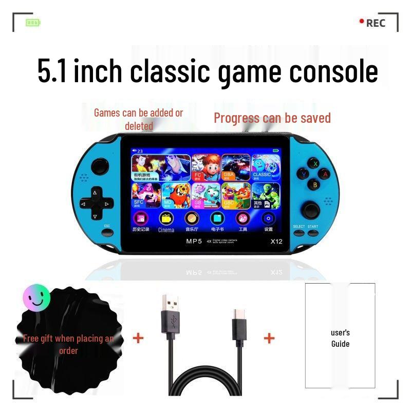 Nostalgic Rechargeable Handheld Game Console with Classic MP5: Three Kingdoms, Journey to the West & Pokemon. Free Shipping Included.