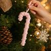 Large Candy Cane Christmas Ornament, Hanging Decoration for Christmas Tree and Home