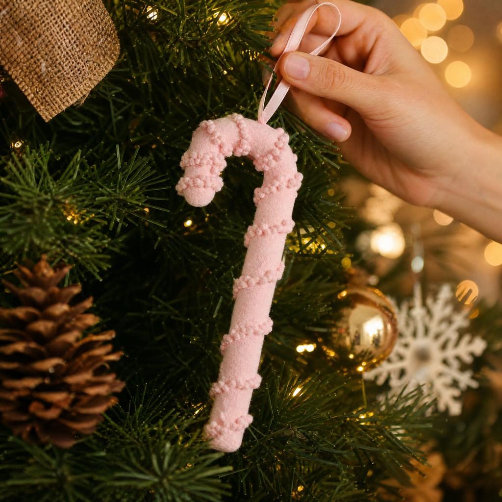 Large Candy Cane Christmas Ornament, Hanging Decoration for Christmas Tree and Home