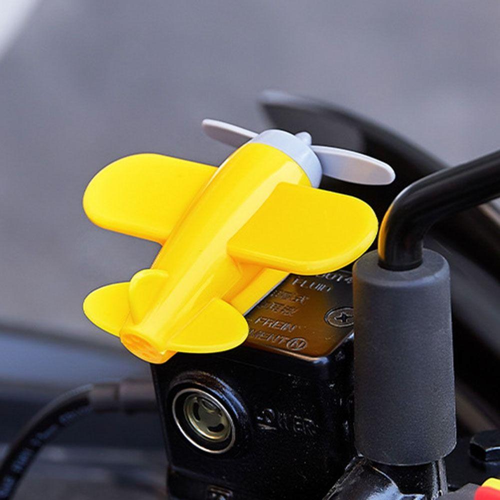 Plastic Small Airplane Car Decorations Propeller Wind Rotation Small Plane Ornaments  Motorcycles