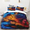 Duvet Covers Japan Anime 3D Printed Kawaii Demon Slayer Bedding Set Duvet Covers Comforter Bedding Sets Bedclothes Bed Home