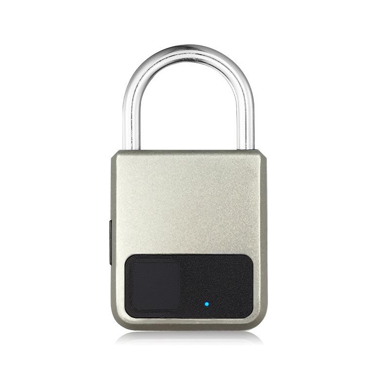 Biometric Smart Fingerprint Padlock Tuya App Control Waterproof Keyless Door Lock for Gym Lock School Backpack Luggage Security